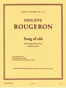 Rougeron King Song Of Old Brass Quartet Score/parts Mfb181 by Philippe Rougeron for BRASS ENSEMBLE