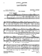 Laudate Dominum Op. 9 No.4 (tb Chorus Parts) by Dupre Marcel for TB