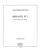 Sonate #1 by Bauzin Pierre-Philippe for Alto Saxophone and Piano