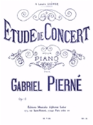 Concert Study Op. 13 (piano) by Pierne Gabriel for Piano