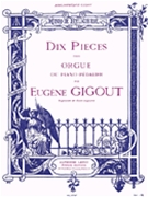 Ten Pieces For Organ (organ) by Gigout Eugene for