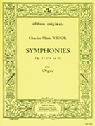 Widor Symphonie No6 Op42 Organ Book by Widor Charles-Marie for Organ