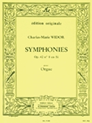 Widor Symphonie No8 Op42 Organ Book by Widor Charles-Marie for Organ