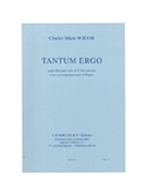 Widor Tantum Ergo Baritone Solo Voice & Organ Book by Widor Charles-Marie for MUSIC FOR