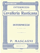 Intermezzo De Cavalleria Rusticana by Mascagni Pietro for Violin/PIA