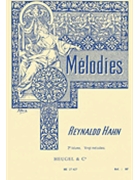Melodies Volume 2 by Hahn Reynaldo for Voice and Piano