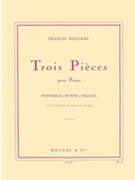 Trois Pieces Pour Piano by Poulenc Francis for Piano