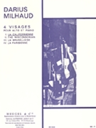 Four Faces: I. The Californian Girl (viola And Piano) by Milhaud Darius for Viola WITH