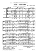 Ave Verum Op.3 (satb) by Villette for