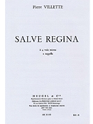 Salve Regina (satb) by Villette Pierre for SATB