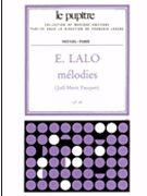 Melodies (lp69) (voice & Piano) by Lalo Edouard for MUSIC FOR Voice