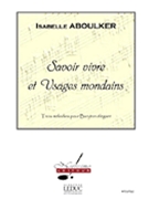 Aboulker Savoir Vivre Et Usages Mondains Baritone Solo & Piano Book by Aboulker Isabelle for HIGHLIGHTS