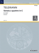 Sonata a quattro in C by Telemann Georg Philipp for