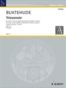 Trio Sonata Op. 1/3 A Min Vn/vdg by Buxtehude Dietrich for