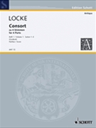 Consort in 4 Parts - Part 1 by Locke Matthew - Giesber Franz Julius - for Score