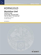 Marietta's Song by Korngold Erich Wolfgang for High Voice and Piano
