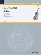 6 Duos Op. 4 by Giordani Tommaso for