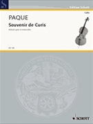 Souvenir De Curis by Paque for Cello Quartet