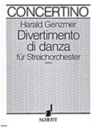 Divertimento Di Danza Score by Genzmer Harald for