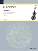 Sonata In C Major Opus 2 #4 by Flackton William - Bergmann - for Viola and Piano