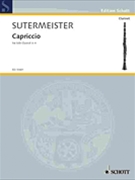 Capriccio by Sutermeister Heinrich for Bb Clarinet and Piano