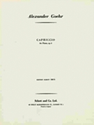 Capriccio Op. 6 by Goehr Alexander for