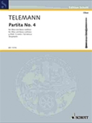 Partita #4 In G Minor by Telemann Georg Philipp - Bergmann Walter - for Oboe and Piano