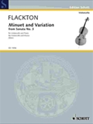Minuet and Variation by Flackton William - Dinn Freda - for