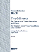 2 Minuets by Bach Johann Sebastian for