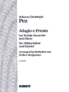 Adagio and Presto by Pezel Johann Christoph for
