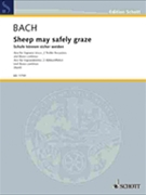 Sheep May Safely Graze Bwv208 by Bach Johann Sebastian - Hunt Edgar Hubert - for High Voice w/i