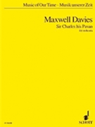 Sir Charles His Pavan by Davies Peter Maxwell for