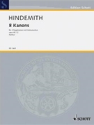 8 Canons by Hindemith Paul for
