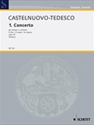 Concerto No. 1 in D by Castelnuovo-Tedesco Mario for Score