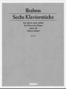 6 Piano Pieces Op. 118 by Brahms Johannes for