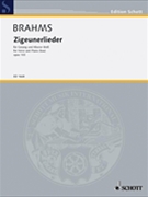 Gypsy Songs Op. 103 by Brahms Johannes for