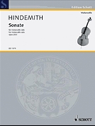 Sonata Opus 25 #3 (1922) by Hindemith Paul for Cello and Piano