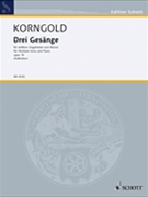 3 Lieder Op. 18 by Korngold Erich Wolfgang for