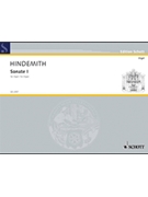 Sonate I by Hindemith Paul for Organ Solo