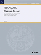 Musique du Cour by Francaix Jean for