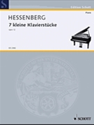 7 Little Piano Pieces by Hessenberg Kurt for