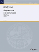 6 Quartets Volume 1 by Rossini Gioachino - Zachert Walter - for Woodwind Quartet