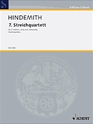String Quartet No 7 - 1945 - Formerly #6 by Hindemith Paul Study Score for