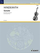 Sonate (1939) by Hindemith Paul for Viola and Piano
