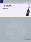 Sonata In C Major by Hindemith Paul for Violin and Piano