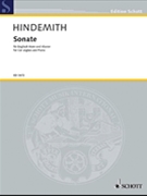 Sonate by Hindemith Paul for English Horn and Piano