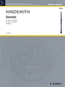 Sonate by Hindemith Paul for Oboe and Piano