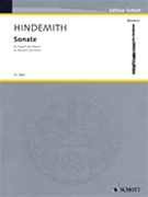 Sonate by Hindemith Paul for Bassoon and Piano