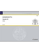 Sonate III by Hindemith Paul for Organ Solo