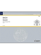 Organ Concerto D Min Organ by Bach Johann Sebastian for
